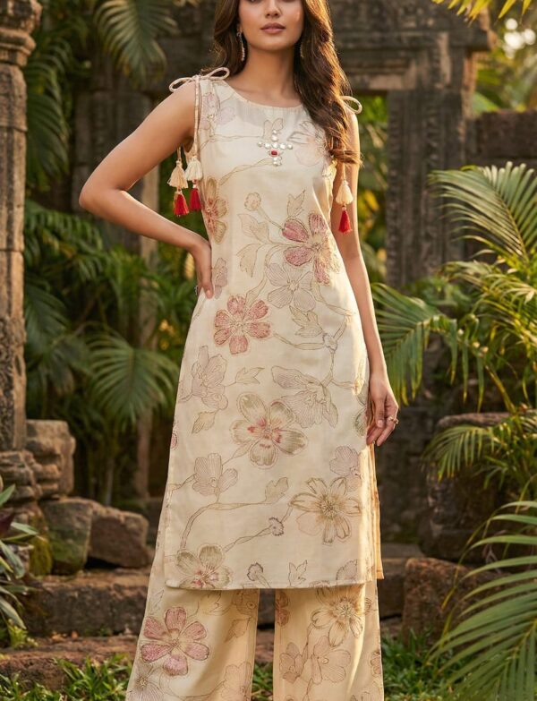 2 Pieces Set Off white & Purple