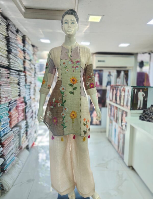 Co-ord set Khadi Grey/Sliver Tone