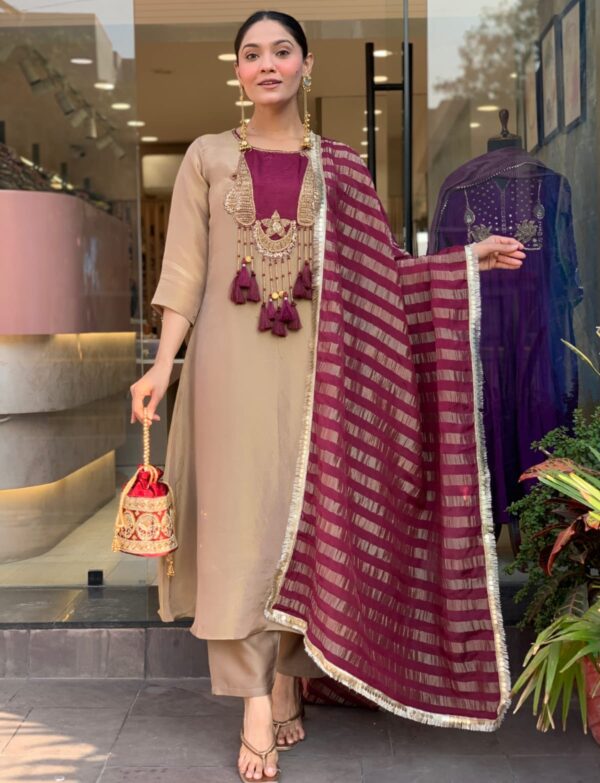 KURTI & PLAZO WITH DUPATTA
