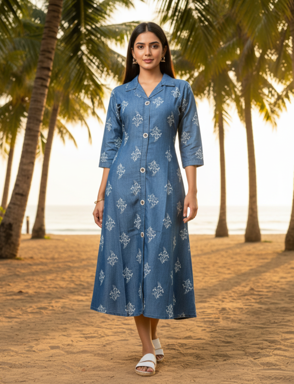 DENIM BLUE KURTI