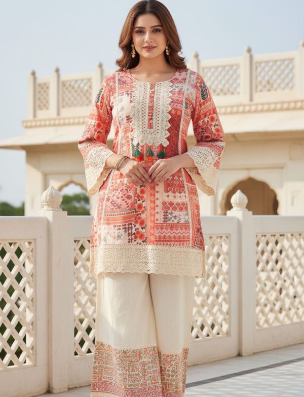 Co-ord-set Rust-Beige